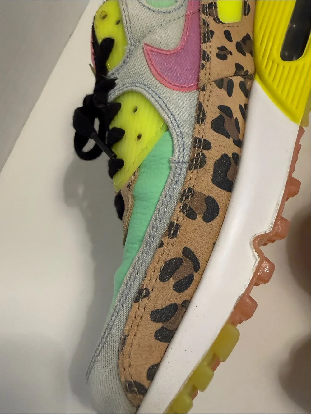 Nike Air Max 90 LX Illusion Dancefloor Green Women's Size 10 CW3499-300